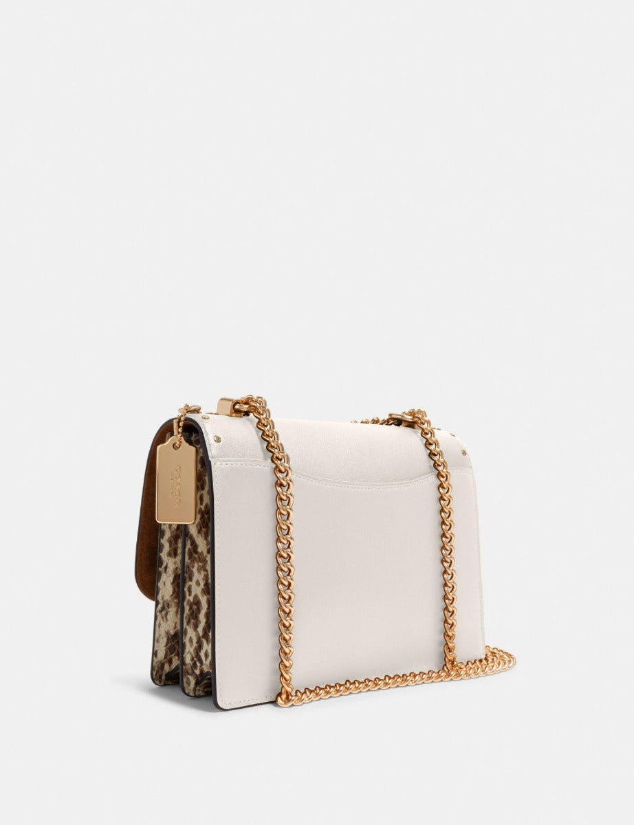Coach 90400 Klare Crossbody In Signature Canvas With Rivets Light Khaki Multi Coach 90400 Klare Crossbody In Signature Canvas With Rivets Light Khaki Multi